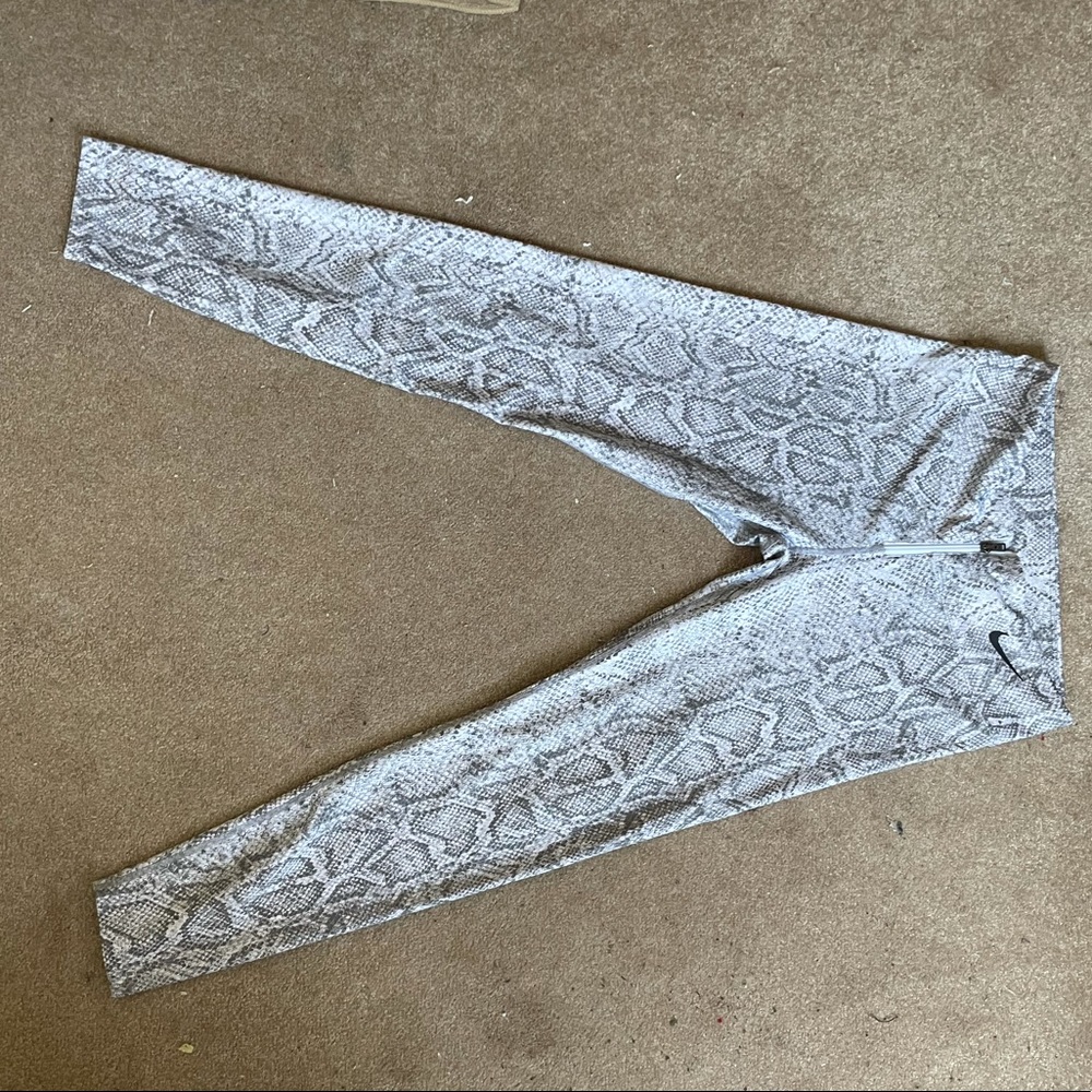 Nike snakeskin leggings